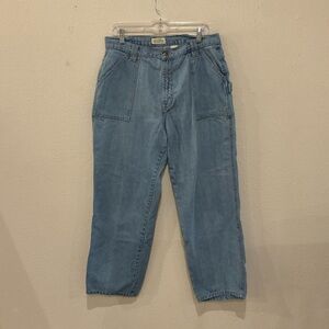 Vintage St John’s Bay Carpenter Jeans Mom High Rise Light Wash Women’s Size 16P
